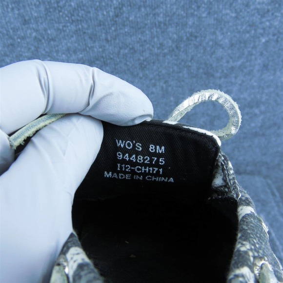 SPERRY‎ Women Boat Shoe Gray Fabric Lace Up Size 8 Medium - Picture 7 of 9